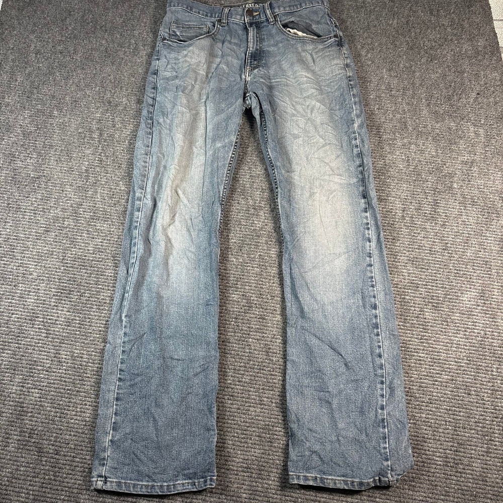 Lee Dungarees Relaxed Boot Jeans Mens 30x32 Blue Good Faded Medium Wash Denim